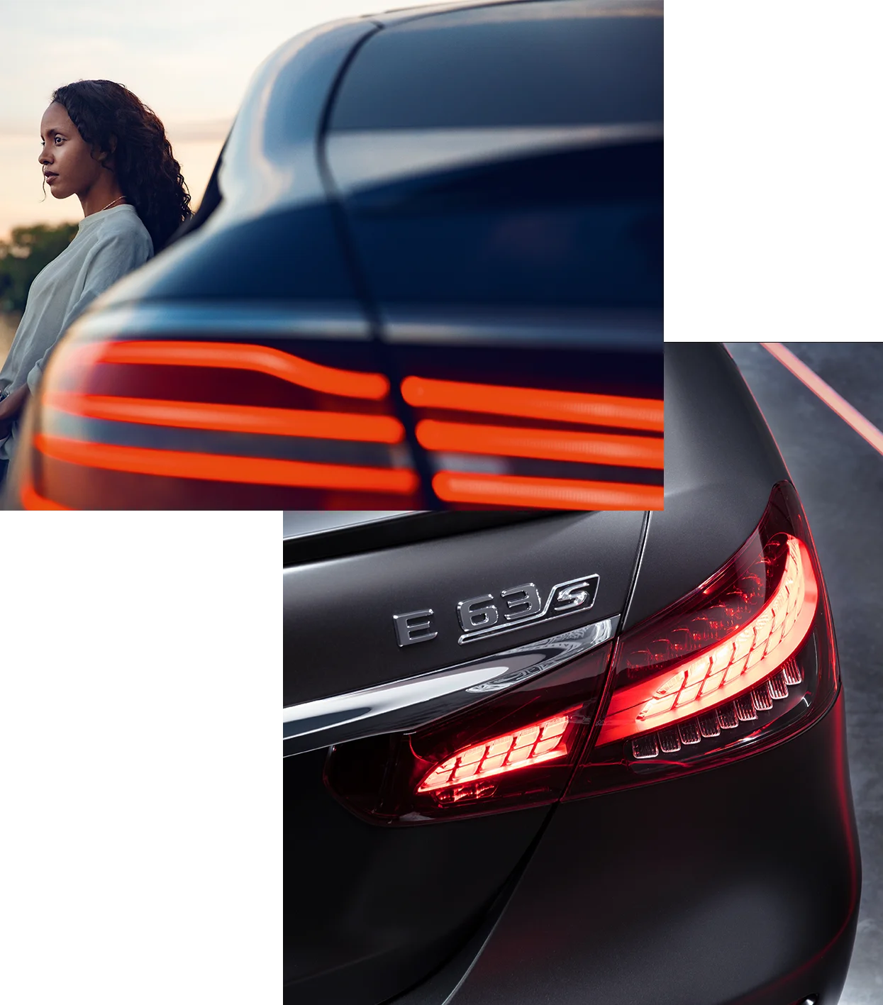 mercedes-benz heckleuchten in verschiedenen formen