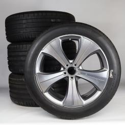 Sommer Kompletträder Set Alu 21 Zoll mit Pirelli Reifen für GL-/GLS-Klasse X167, Original Mercedes-Benz
