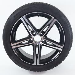 Winter Komplettrad Alu 18 Zoll mit Continental Reifen für CLA 118, A-Klasse 177 und weitere, Original Mercedes-Benz