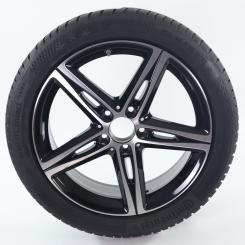 Winter Komplettrad Alu 18 Zoll mit Continental Reifen für CLA 118, A-Klasse 177 und weitere, Original Mercedes-Benz