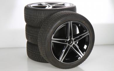 Winter Kompletträder Set Alu 18 Zoll mit Hankook Reifen für B-Klasse 247, CLA ShootingBrake X118 und weitere, Original Mercedes-Benz