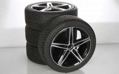 Winter Kompletträder Set Alu 18 Zoll mit Bridgestone Reifen für A-Klasse 177, CLA ShootingBrake X118 und weitere, Original Mercedes-Benz