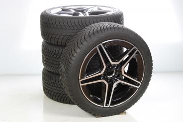 Winter Kompletträder Set Alu 18 Zoll mit Bridgestone Reifen für B-Klasse 247, CLA 118 und weitere, Original Mercedes-Benz