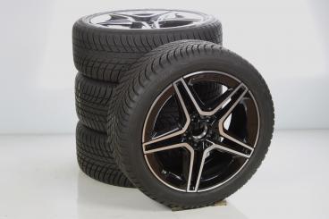 Winter Kompletträder Set Alu 18 Zoll mit Bridgestone Reifen für B-Klasse 247, CLA 118 und weitere, Original Mercedes-Benz