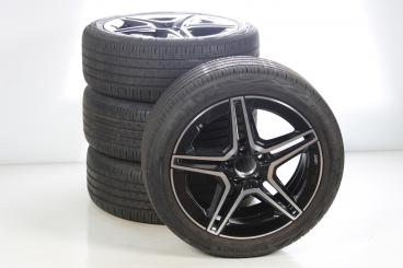 Kompletträder Set AMG 18 Zoll Alu CONTINENTAL CLA-Klasse 118 