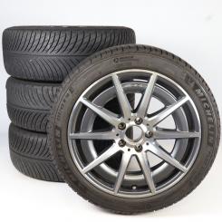 Winter Kompletträder Set Alu 18 Zoll mit Michelin Reifen für C-Klasse 206, Original Mercedes-Benz