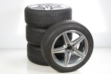 Winter Kompletträder Set Alu 18 Zoll mit Pirelli Reifen für E-Klasse-Coupé 238, E-Klasse 213, original Mercedes-AMG 
