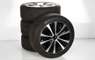 Winter Kompletträder Set Alu 18 Zoll mit Pirelli Reifen für E-Klasse 213, Original Mercedes-Benz