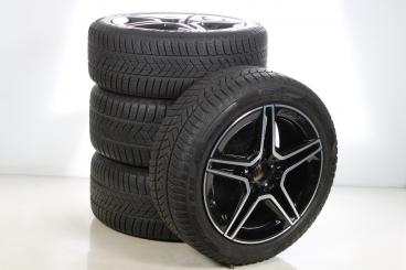 Winter Kompletträder Set Alu 18 Zoll mit Pirelli Reifen für E-Klasse 213, E-Klasse-Coupé 238, original Mercedes-AMG 
