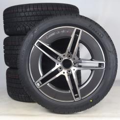 Winter Kompletträder Set Alu 19 Zoll mit Pirelli Reifen für E-Klasse 214, original Mercedes-AMG 