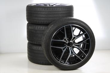 Sommer Kompletträder Set Alu 20 Zoll mit Bridgestone Reifen für E-Klasse 214, original Mercedes-AMG