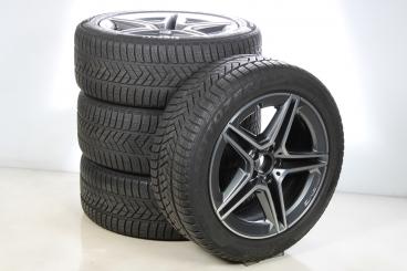 Winter Kompletträder Set Alu 19 Zoll mit Pirelli Reifen für S-Klasse 223, original Mercedes-AMG