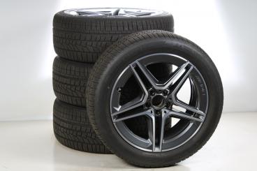 Winter Kompletträder Set Alu 19 Zoll mit Hankook Reifen für S-Klasse 223, original Mercedes-AMG