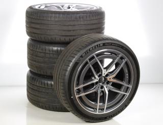 Sommer Kompletträder Set Alu 20 Zoll mit Michelin Reifen für SL-Klasse 232, original Mercedes-AMG 