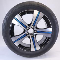 Komplettrad Alu CONTI/EcoContact6 5-Speichen-Rad, Aero 