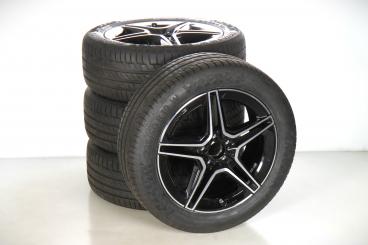 Sommer Kompletträder Set Alu 19 Zoll mit Continental Reifen für GLA-Klasse H247, GLB-Klasse X247, Original Mercedes-Benz