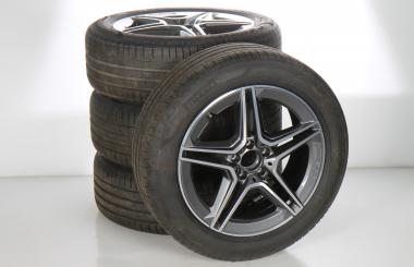 Sommer Kompletträder Set Alu 19 Zoll mit Pirelli Reifen für GLB-Klasse X247, GLA-Klasse H247, original Mercedes-AMG