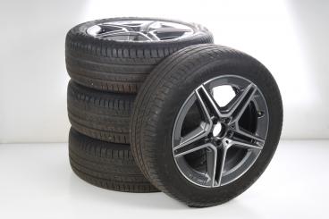 Sommer Kompletträder Set Alu 19 Zoll mit Continental Reifen für GLA-Klasse H247, GLB-Klasse X247, original Mercedes-AMG