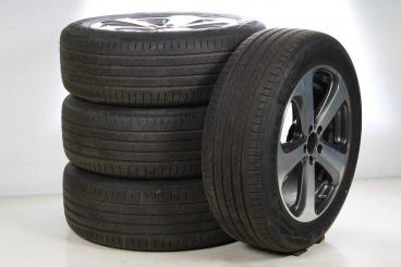 Sommer Kompletträder Set Alu 19 Zoll mit Continental Reifen für GLC-Coupe 253, GLC-SUV X253, Original Mercedes-Benz