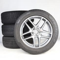 Winter Kompletträder Set Alu 19 Zoll mit Pirelli Reifen für GLC-Coupe 253, GLC-SUV X253, original Mercedes-AMG 