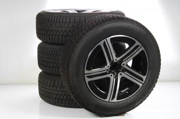 Winter Kompletträder Set Alu 18 Zoll mit Continental Reifen für GLC -Coupe 254, GLC-SUV X254, original Mercedes-Benz