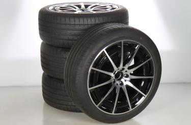 Sommer Kompletträder Set Alu 21 Zoll mit Goodyear Reifen für EQS 297, original Mercedes-AMG 