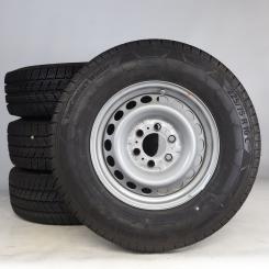 Winter Kompletträder Set Stahl 16 Zoll mit Continental Reifen für Sprinter VS30 Hinterradantrieb 907, original Mercedes-Benz 