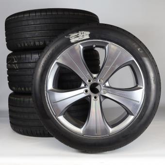 Sommer Kompletträder Set Alu 21 Zoll mit Pirelli Reifen für GL-/GLS-Klasse X167, Original Mercedes-Benz