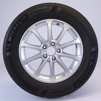 Komplettrad Alu MICHELIN/PilotAlpin5 10-Speichen-Rad 
