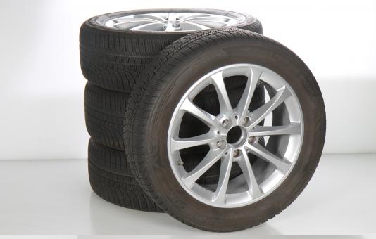 Winter Kompletträder Set Alu 17 Zoll mit Hankook Reifen für CLA 118, CLA ShootingBrake X118 und weitere, original Mercedes-Benz