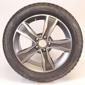 Winter Komplettrad Alu 17 Zoll mit Bridgestone Reifen für C-Klasse 205, Original Mercedes-Benz