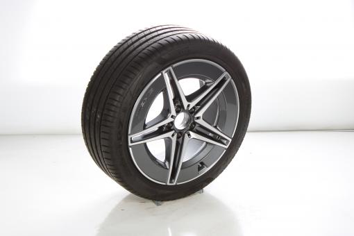 Komplettrad Alu MICHELIN|PilotAlpin5 AMG 5-Doppelspeichen-Ra 