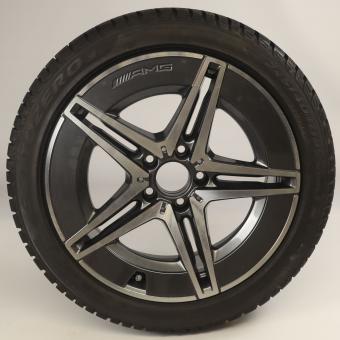 Winter Kompletträder Set Alu 18 Zoll mit Pirelli Reifen für C-Klasse 206, original Mercedes-Benz