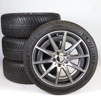 Winter Kompletträder Set Alu 18 Zoll mit Michelin Reifen für C-Klasse 206, Original Mercedes-Benz