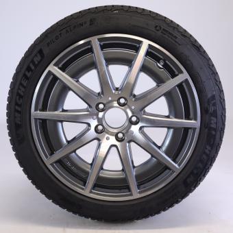 Komplettrad Alu MICHELIN|PilotAlpin5 AMG 10-Speichen-Rad 
