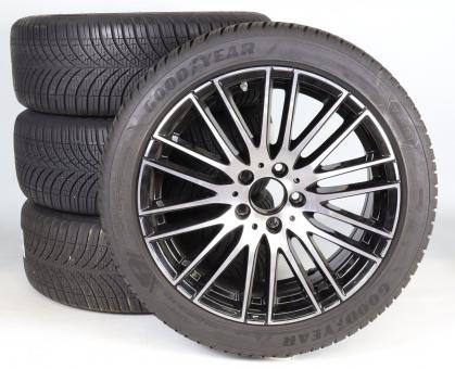 Allwetter Kompletträder Set Alu 18 Zoll mit Goodyear Reifen für C-Klasse 206, original Mercedes-Benz