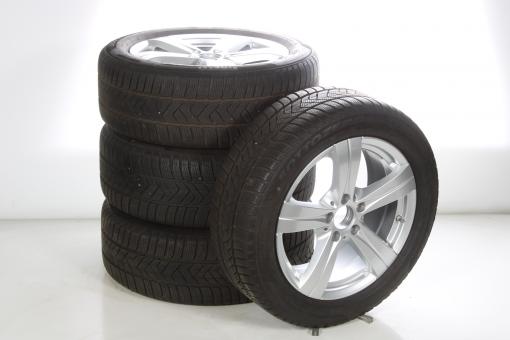 Winter Kompletträder Set Alu 17 Zoll mit Pirelli Reifen für C-Klasse 206, original Mercedes-Benz