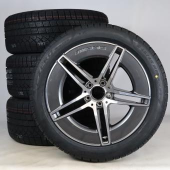 Winter Kompletträder Set Alu 19 Zoll mit Pirelli Reifen für E-Klasse 214, Original Mercedes-Benz