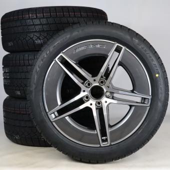 Winter Kompletträder Set Alu 19 Zoll mit Pirelli Reifen für E-Klasse 214, Original Mercedes-Benz