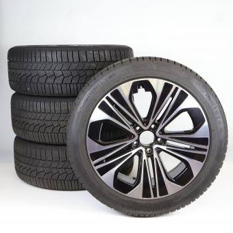 Winter Kompletträder Set Alu 19 Zoll mit Continental Reifen für E-Klasse 214, Original Mercedes-Benz
