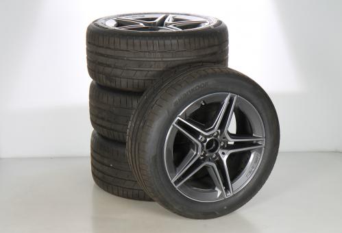 Sommer Kompletträder Set Alu 19 Zoll mit Hankook Reifen für S-Klasse 223, original Mercedes-AMG