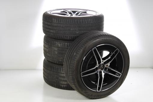 Sommer Kompletträder Set Alu 18 Zoll mit Pirelli Reifen für CLE 236, Original Mercedes-Benz