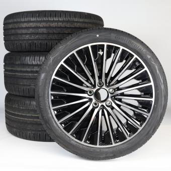 Sommer Kompletträder Set Alu 19 Zoll mit Continental Reifen für CLE 236, Original Mercedes-Benz
