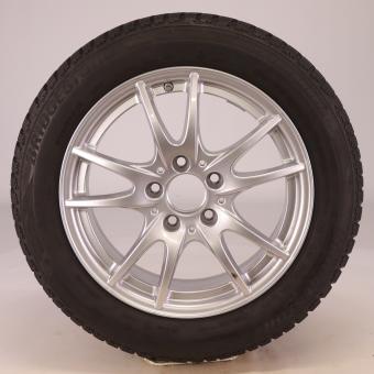 Winter Komplettrad Alu 16 Zoll mit Bridgestone Reifen für B-Klasse 246, CLA-CompactClass 117 und weitere, Original Mercedes-Benz