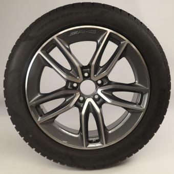 Winter Kompletträder Set Alu 19 Zoll mit Pirelli Reifen für GLA-Klasse H247, GLB-Klasse X247, original Mercedes-AMG