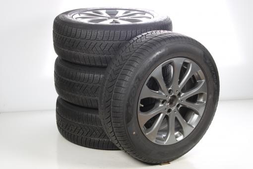 Winter Kompletträder Set Alu 18 Zoll mit Pirelli Reifen für GLC-Coupe 253, GLC-SUV X253, original Mercedes-Benz